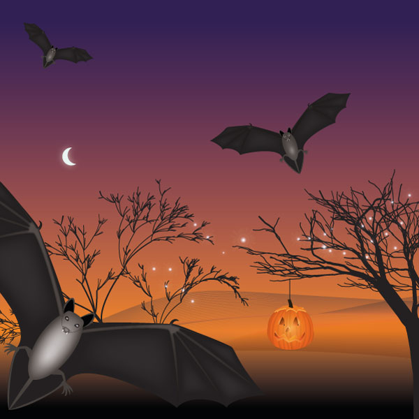 Halloween! Vleermuizen, pompoenen en enge dingen!